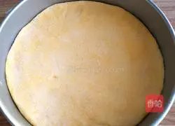 Illustration of how to make two-color hair cake 12