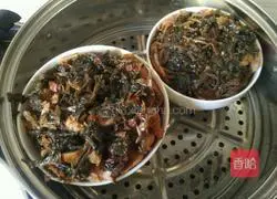 CCTV's Pork Illustration of how to make pork with pickles and vegetables 7