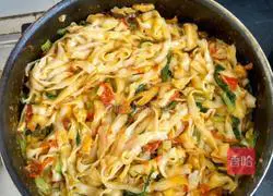 Illustration of how to make stir-fried noodles 10