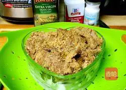 Tofu Illustration of how to make steamed pork with rice flour 6