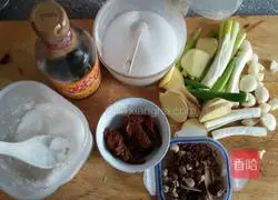 Soy sauce beef, sauce beef tendons.Illustration of how to make it 2