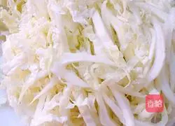 Illustration of how to make cabbage cold dishes 2