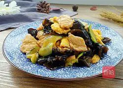 Illustration of how to make vinegared Mushu Pork 12