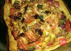 Illustration of home-made pizza 5