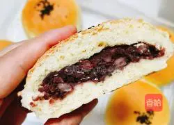 Illustration of how to make rock sugar red bean Japanese bread 6