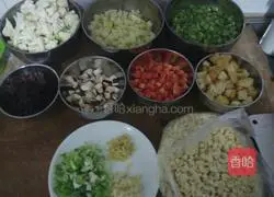 Illustration of how to make assorted sesame seeds 1