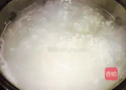 Illustration of how to make tuna and scallop porridge 8