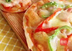 Kuaishou Bacon Pizza Illustration of how to do it 12