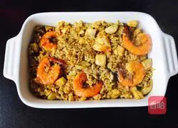 Cheese Curry Chicken Rice Recipe Illustration 8