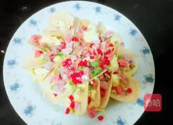 Illustration of how to make potato flavor pizza 6