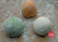 Illustration of how to make colorful hemp food 1