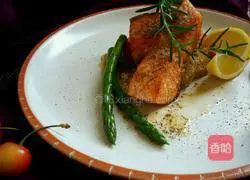 Illustration of how to make dry-fried salmon 9