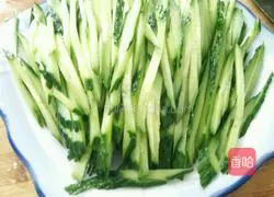 Illustration of how to make cold noodles 3