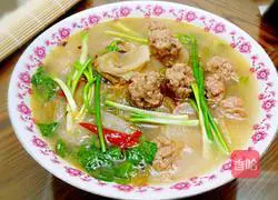 Illustration of how to make kimchi garden soup 8