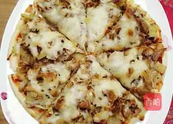 Gourd chicken and potato pizza recipe 10