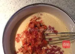 Illustration of how to make love kimchi pancake 4