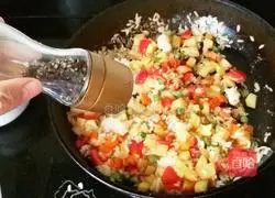 Vegetable Baked Rice Recipe Illustration 9