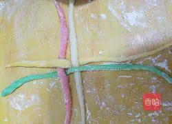 Illustration of how to make colorful vegetable steamed buns 5