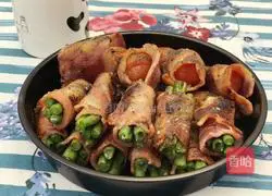 Illustration of how to make bacon rolls 6