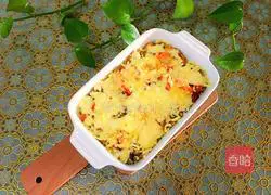 Cheese Curry Chicken Rice Recipe Illustration 11