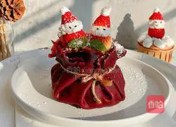 Lucky Bag Snowman Cake Illustration 10