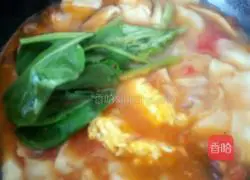 Illustration of how to make tomato and egg noodles 10