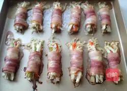 Illustration of how to make spicy bacon rolls 5