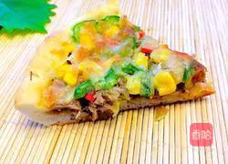 Tuna Corn Pizza Recipe Illustration 12