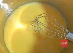 Illustration of how to make seaweed and meat floss cake 5