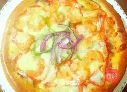Illustration of how to make shrimp and bacon pizza 17