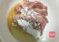 Illustration of how to make shredded pork with bean paste 2