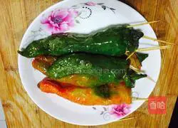 Illustration of how to make meat-stuffed green peppers 9