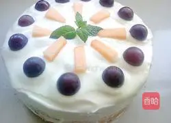 Illustration of how to make fruit cream cake 6