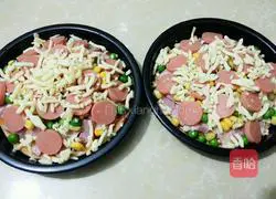 Illustration of how to make family pizza 6