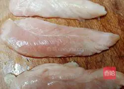 Illustration of how to make scallion chicken steak 1