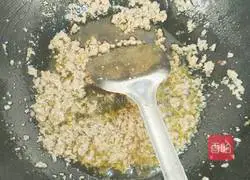 Illustration of how to make minced meat, vermicelli and baby vegetables 8