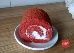 Red Velvet Cake Roll Recipe Illustration 7