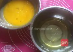 Illustration of how to make matcha chiffon cake 1