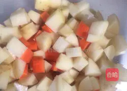 Illustration of how to make curry chicken and potatoes 1