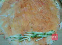 Scallion-flavored egg rolls Illustration of how to make cakes 7