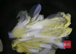 Illustration of how to make garlic vermicelli and baby cabbage 2