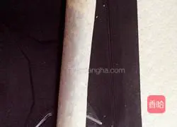 Black sesame cake roll recipe illustration 9