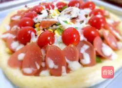 Pictures of how to make sausage pizza 6