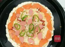 Vegetable Pizza Recipe Illustration 7