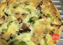 Illustration of how to make bacon pizza 4