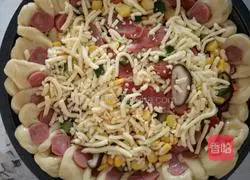 ham Corn vegetable pizza recipe 13