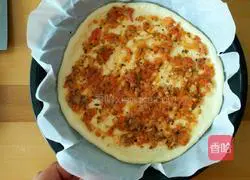 How to make double-intestine thin-bottom pizza Illustration 5