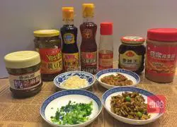 Illustration of how to make hot dry noodles 1