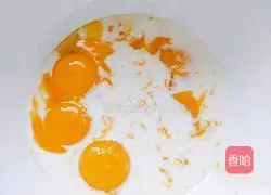 Illustration of how to make eight-inch chiffon cake 4