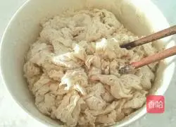 Illustration of making sauced beef buns 2